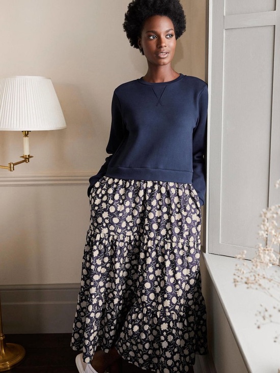 Boden Dresses & Skirts - Boden Mix Tiered Maxi Dress